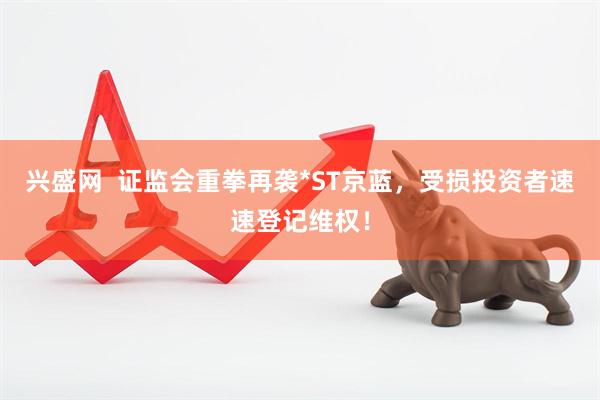兴盛网  证监会重拳再袭*ST京蓝，受损投资者速速登记维权！